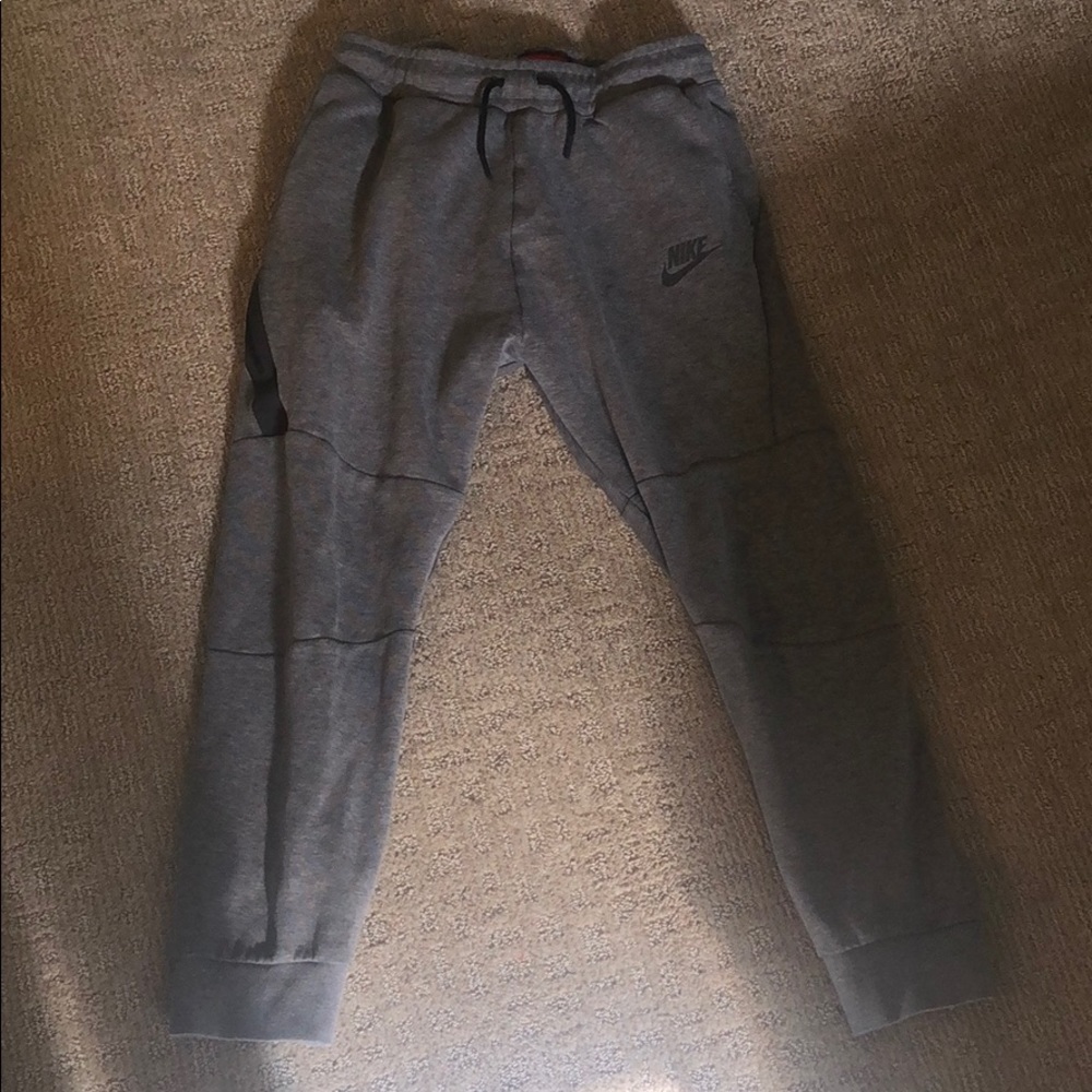 Grey Nike joggers